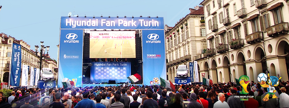 Hyundai fan park Torino